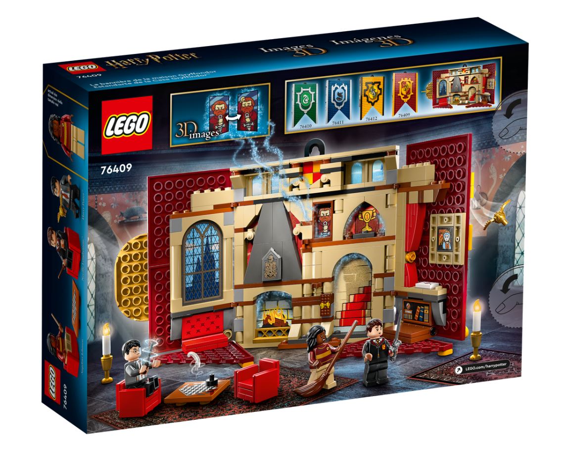 LEGO HARRY POTTER - LA BANNIÈRE DE LA MAISON GRYFFONDOR #76409 - LEGO ...